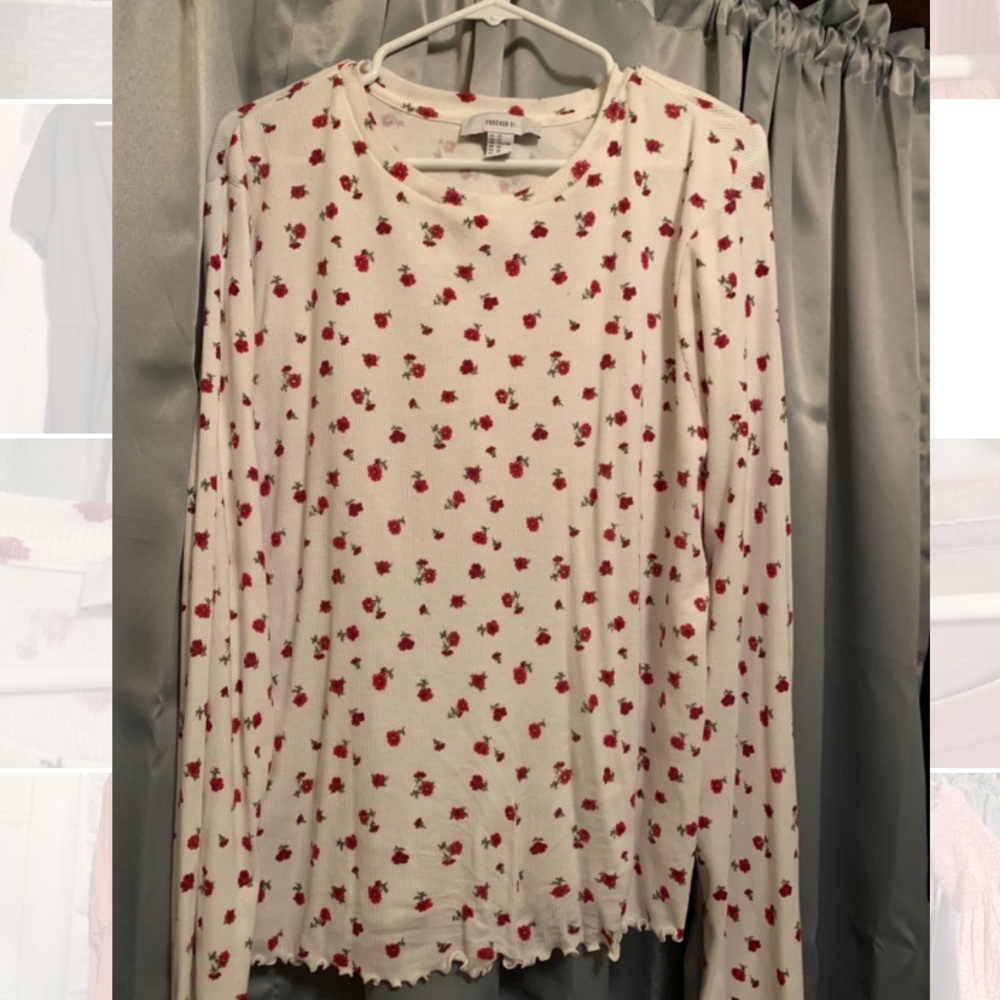 Long Sleeve White Blouse